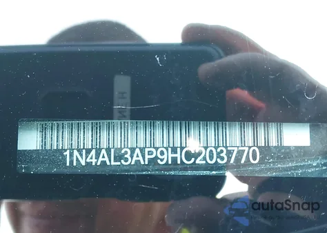 2017 Nissan Altima 2.5 Sl из США, поврежденный, VIN 1N4AL3AP9HC203770